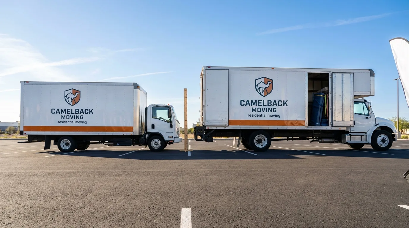 Moving truck size capacity guide in Mercer Island